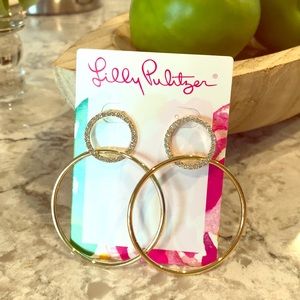 Lilly Pulitzer Sunkissed Hoop Earrings